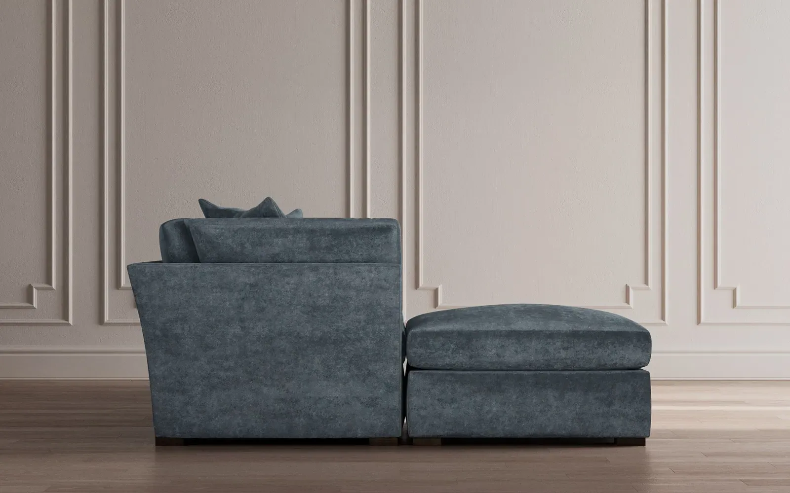 Kamryn 4-Piece Modular Chaise Sectional - Fog