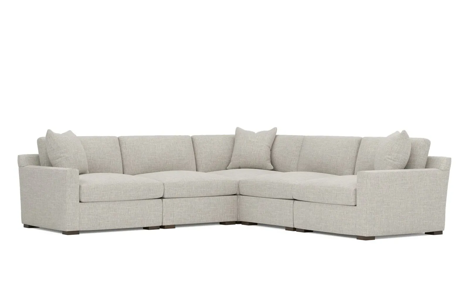 Kamryn 5-Piece Corner Sectional - Fog