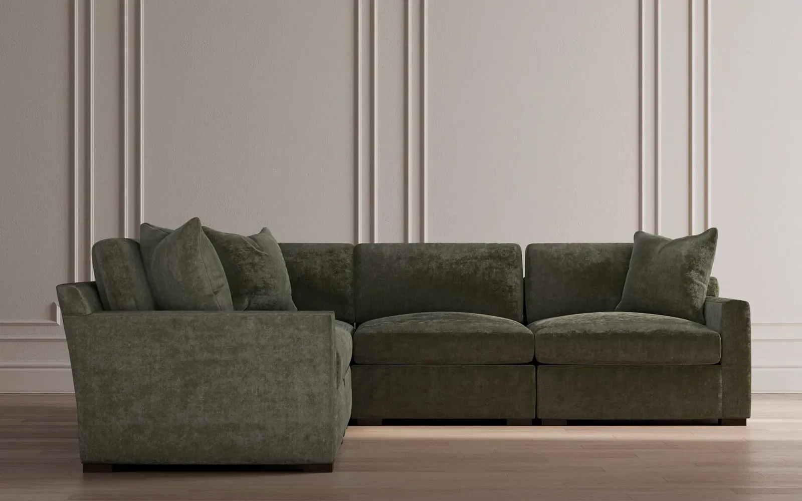 Kamryn 5-Piece Corner Sectional - Fog