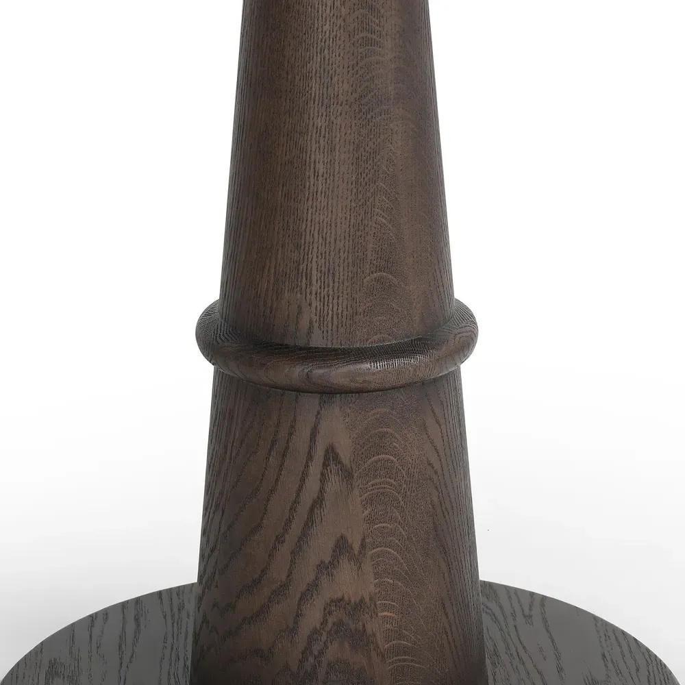 Kane Round Bistro Table - Brown, Oak