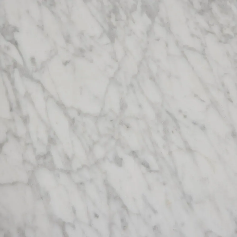 Kane Round Bistro Table - White, Marble