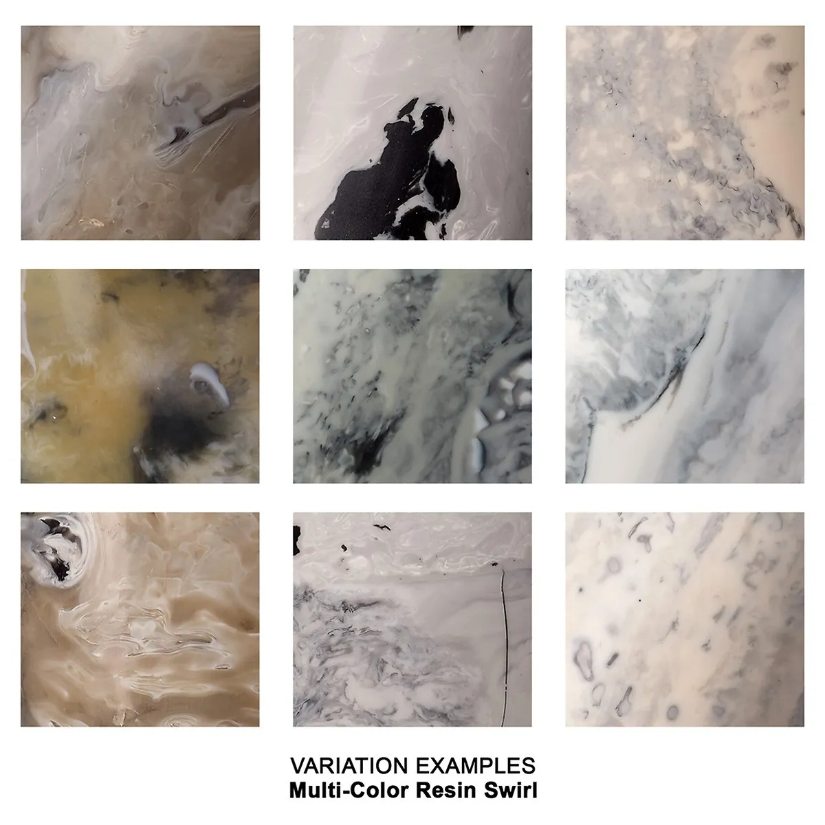 Kaori Horn Sculpture Set of 3 - Grey, Resin