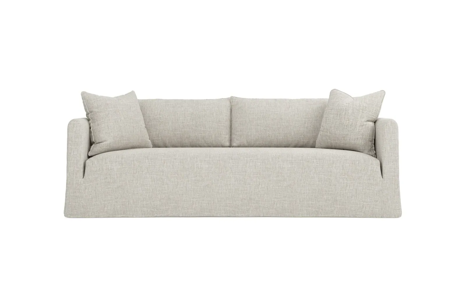 Kaoru 3-Seater Slipcovered Sofa - Fog