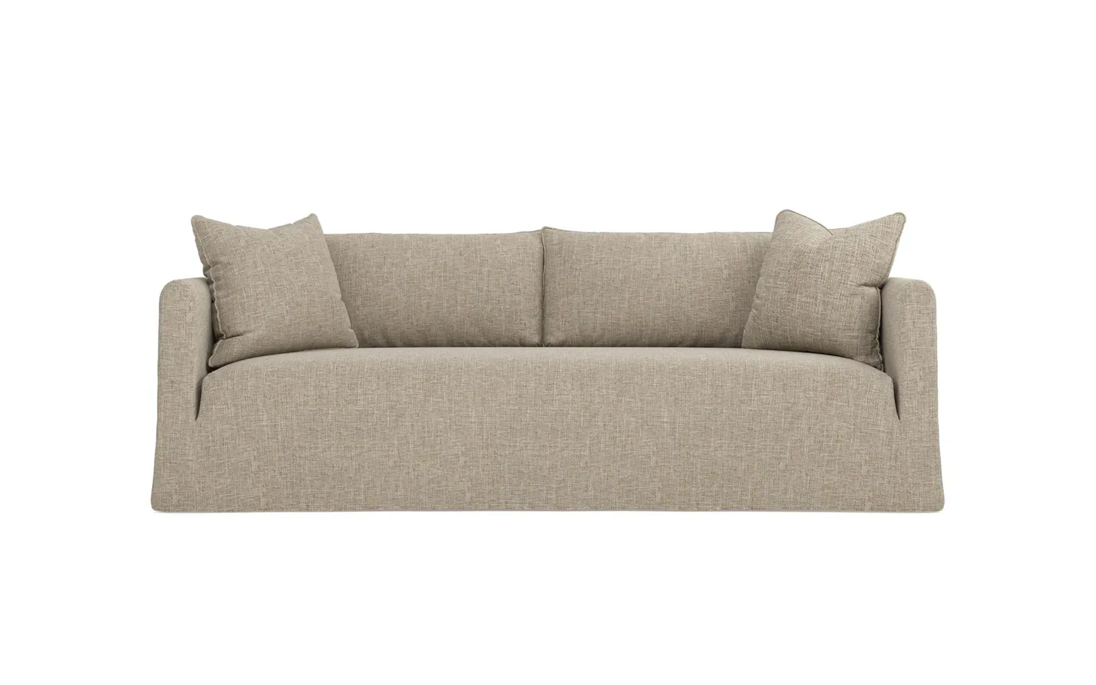 Kaoru 3-Seater Slipcovered Sofa - Sand