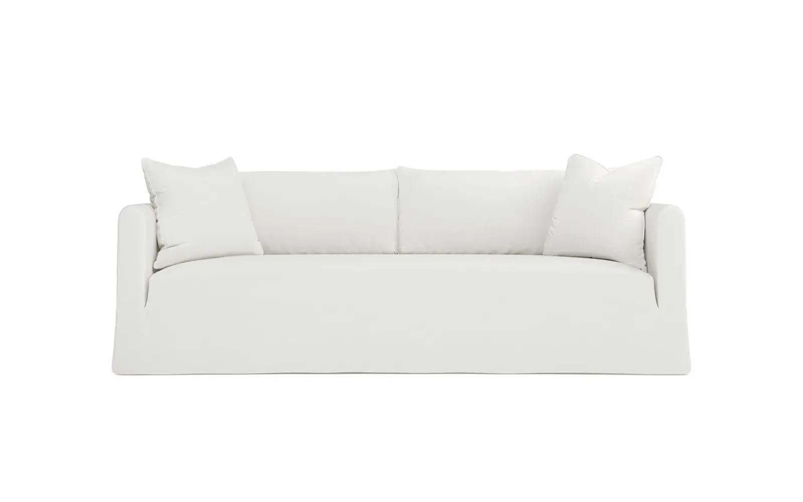 Kaoru 3-Seater Slipcovered Sofa - Snow
