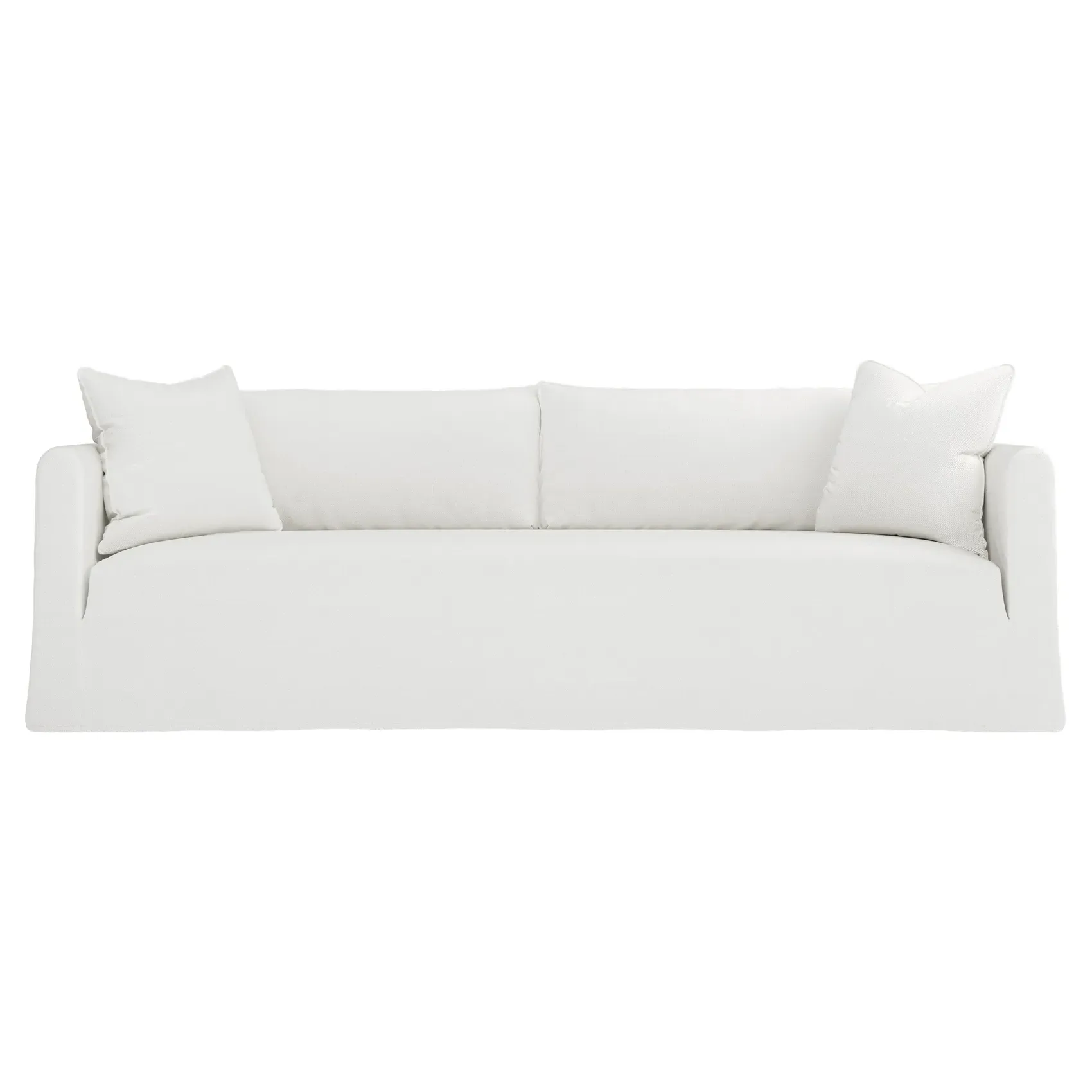 Kaoru 3-Seater Slipcovered Sofa - Snow