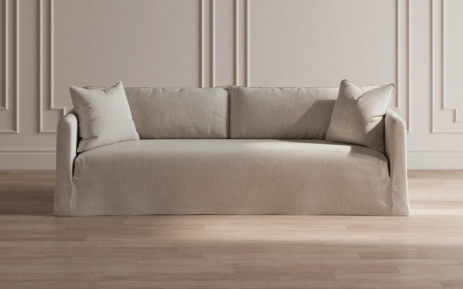 Kaoru 96-Inch Slipcovered Sofa - Frost