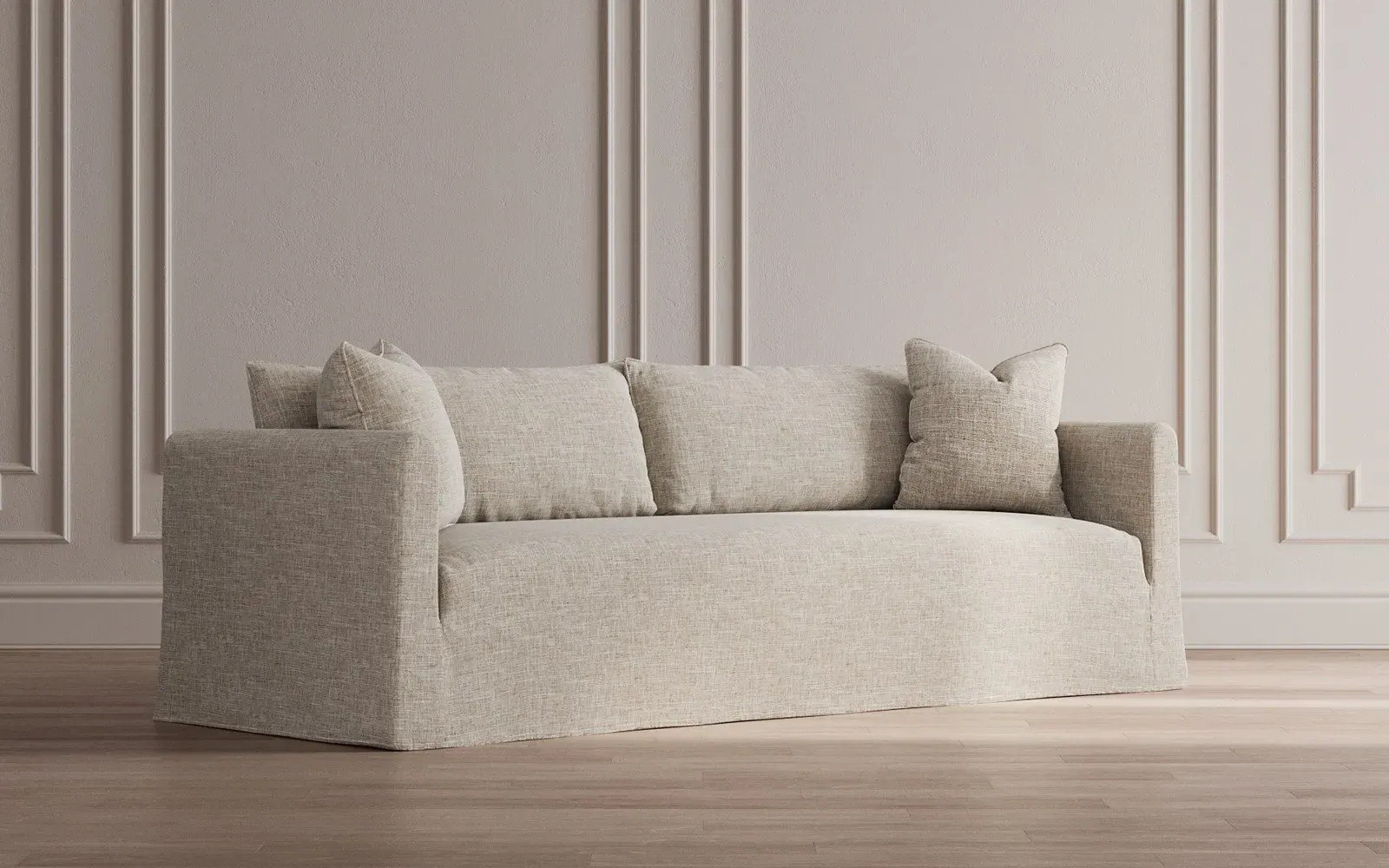 Kaoru Slipcovered Sofa - Sand