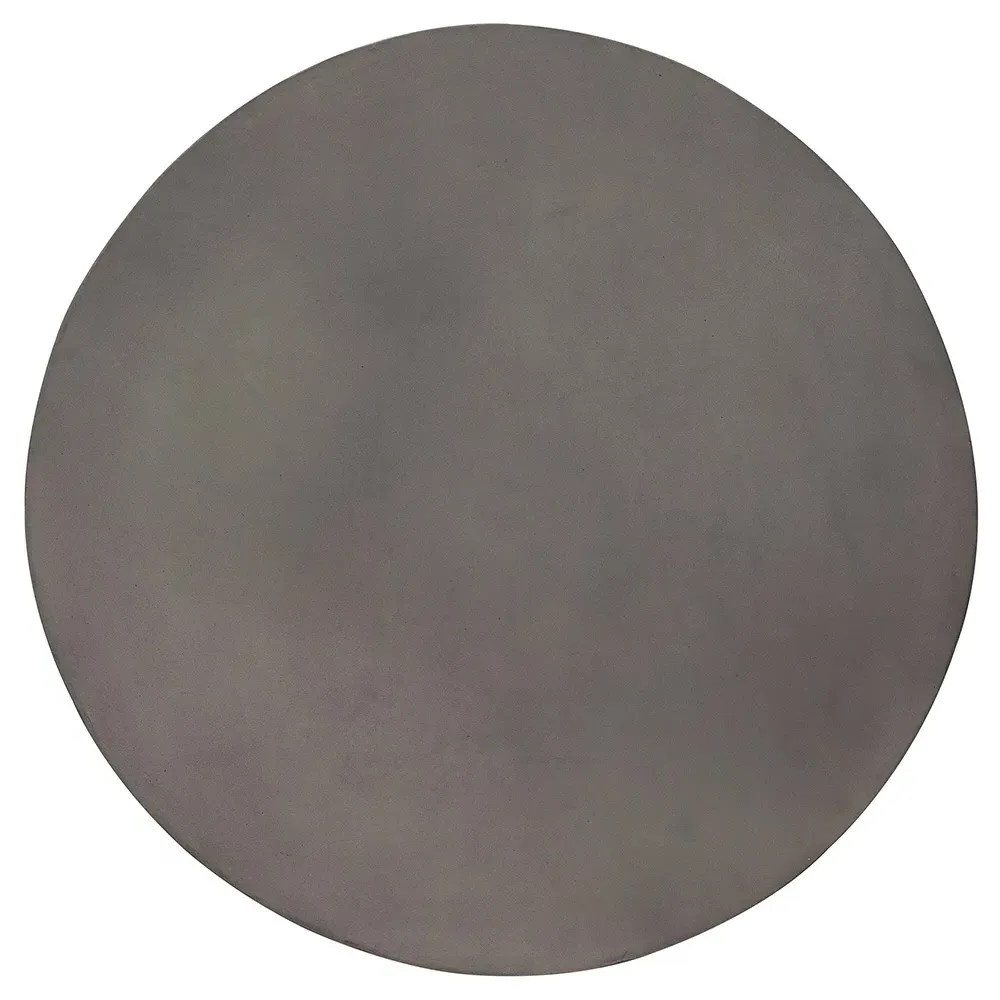 Karen Round Outdoor Coffee Table - Dark Grey, Concrete