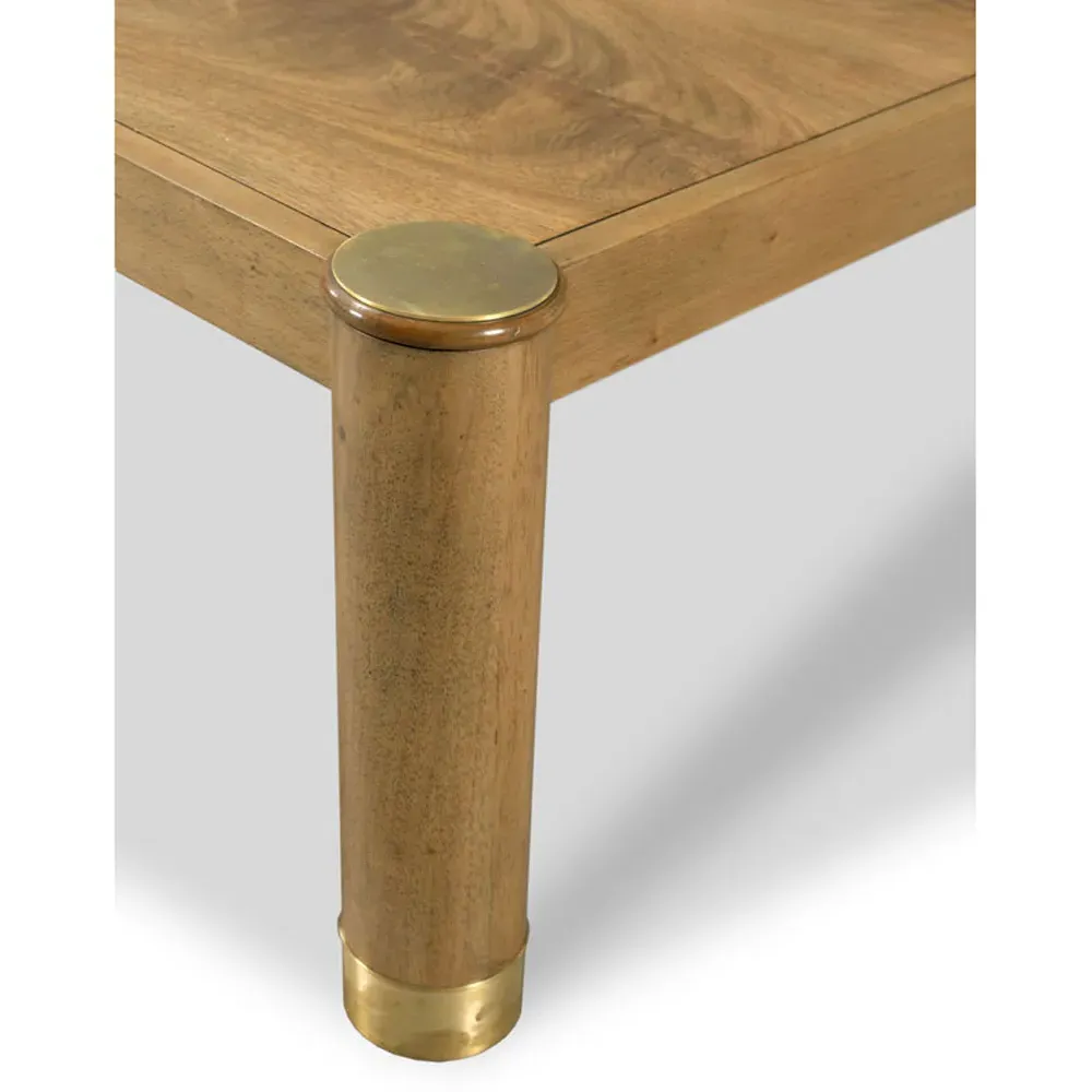 Karla Rectangular Coffee Table - Brown, Wood