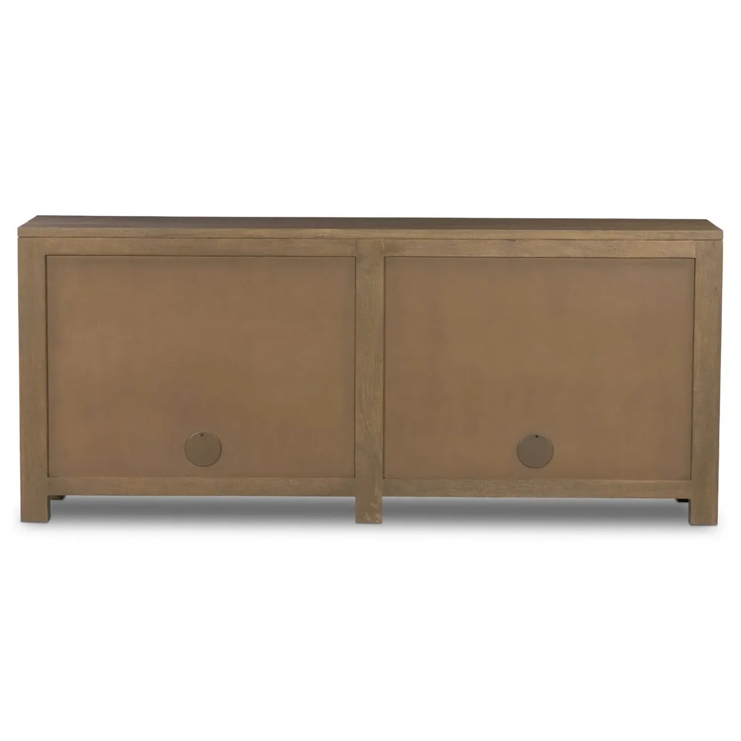 Kashton Sideboard with Arched Cane Doors - Taupe, Mango Wood