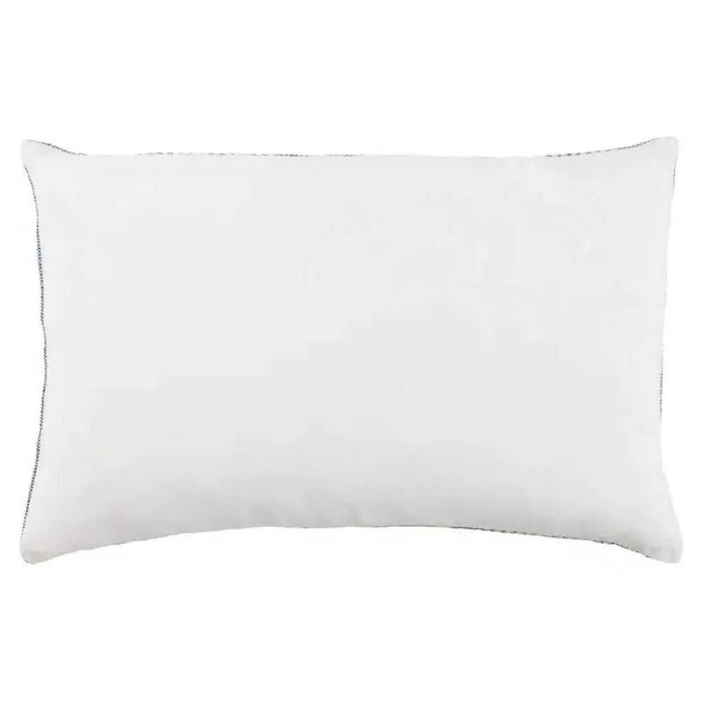 Katara Striped Indoor Outdoor Lumbar Pillow - Blue, PET Yarn