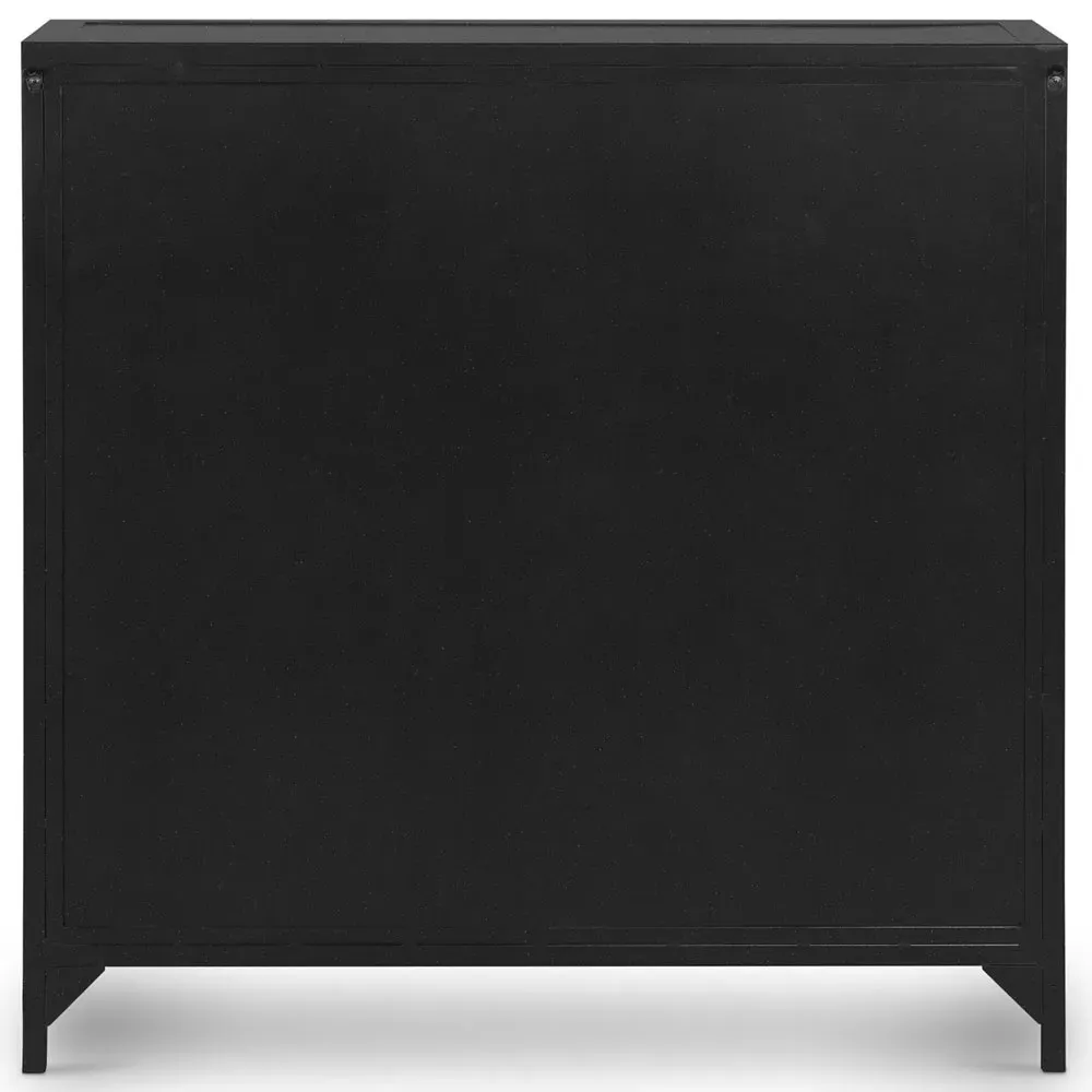 Katren 2-Door Sideboard - Black, Metal