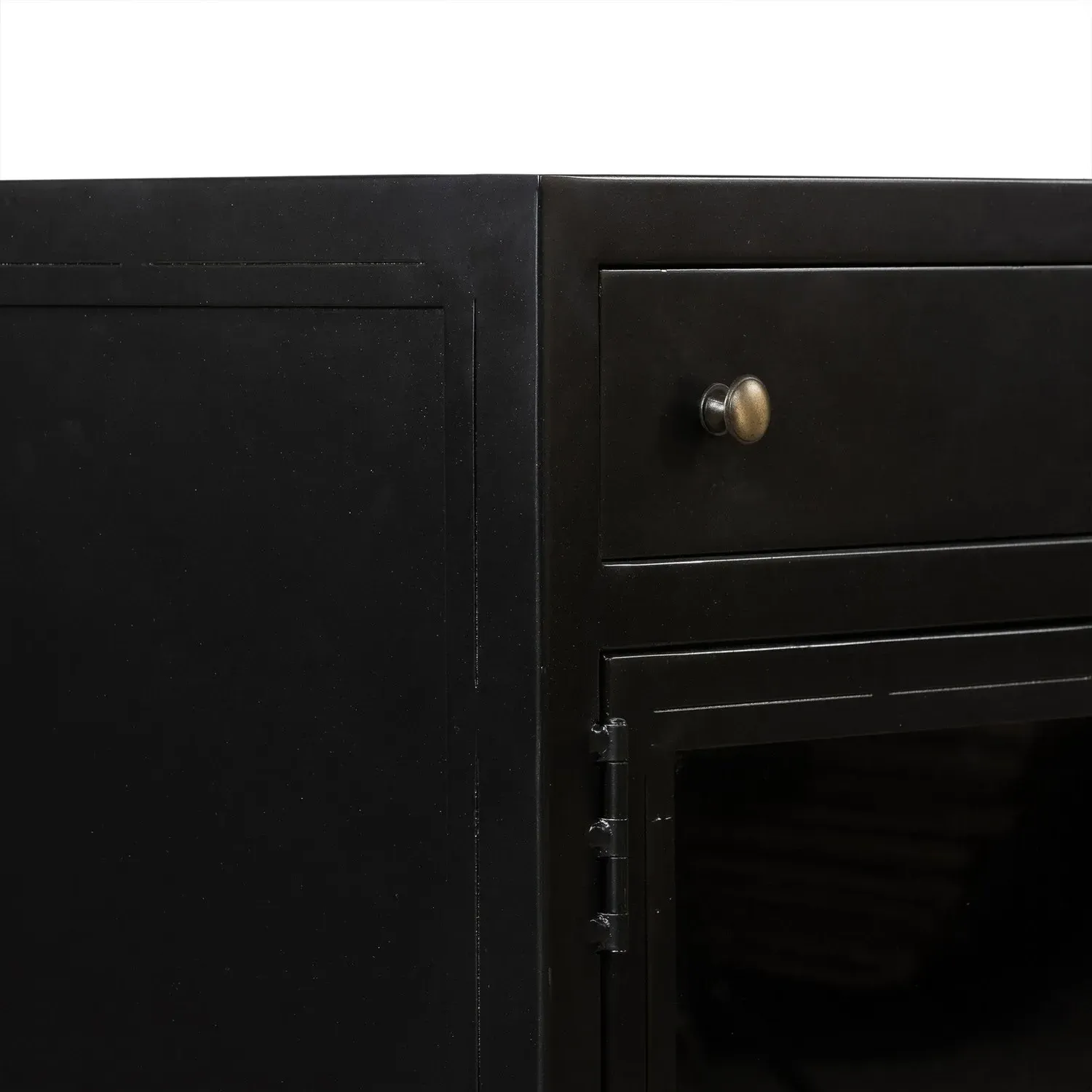 Katren Media Cabinet - Black, Metal