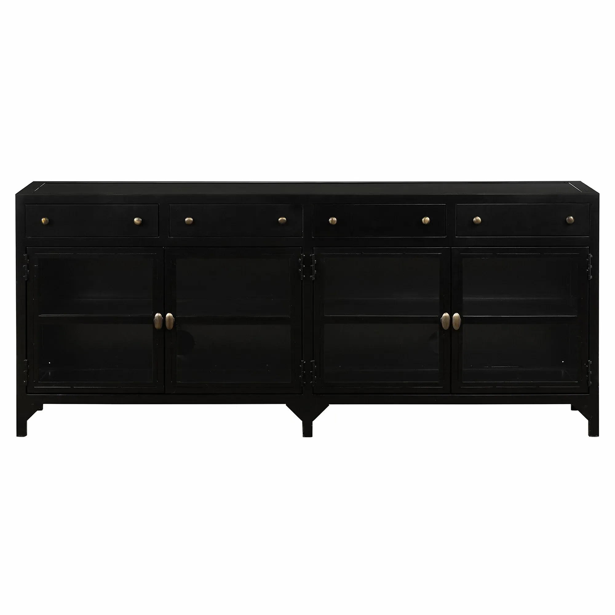Katren Media Cabinet - Black, Metal image