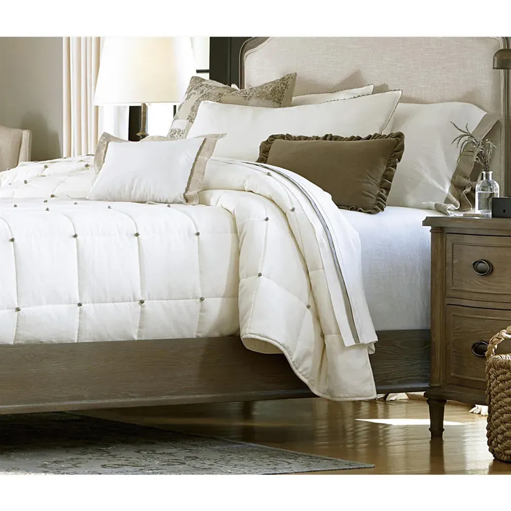 Katrina 2 Drawer Nightstand - Brown Wood