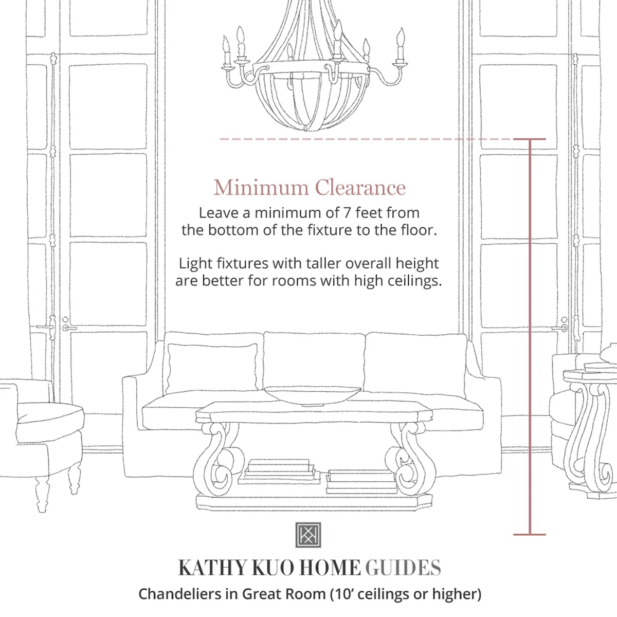 Katrine Gustavian Iron and Wood Chandelier - White, Wood