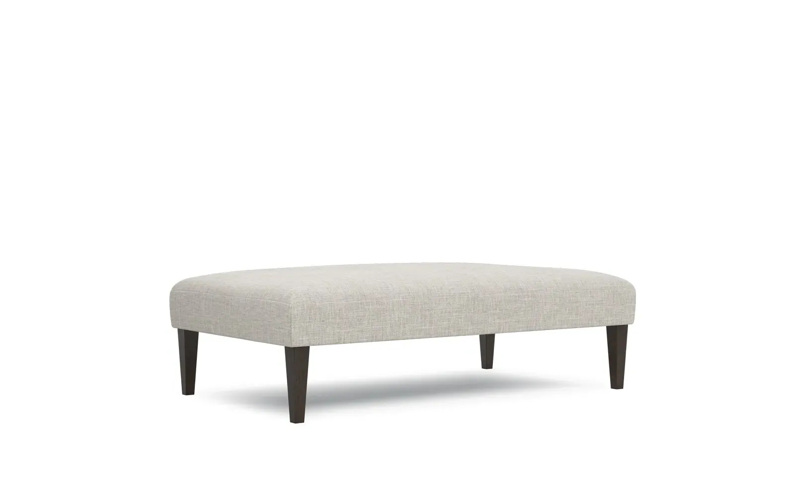 Kavita Rectangular Ottoman - Fog