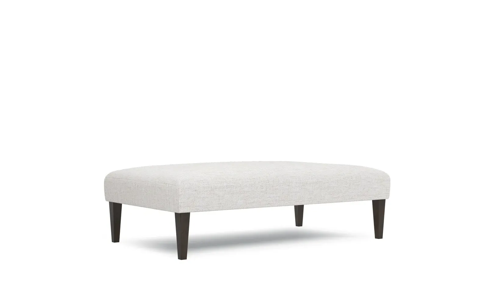 Kavita Rectangular Ottoman - Heathered Ivory