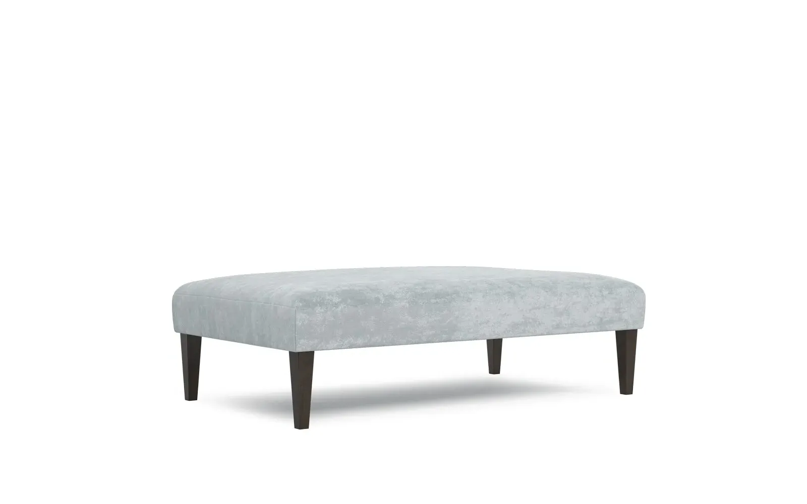 Kavita Rectangular Ottoman - Pale Blue
