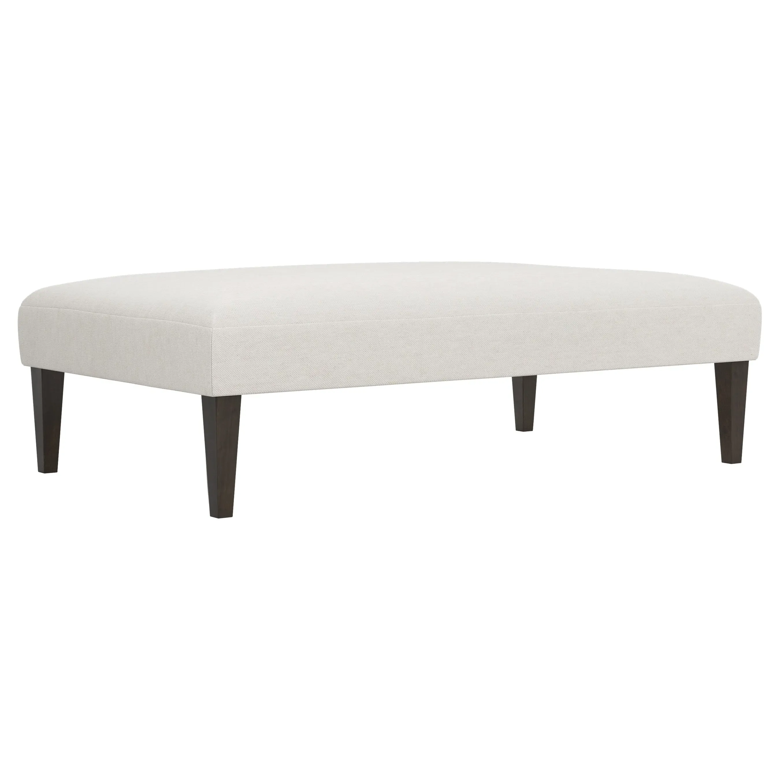 Kavita Rectangular Ottoman - Pearl