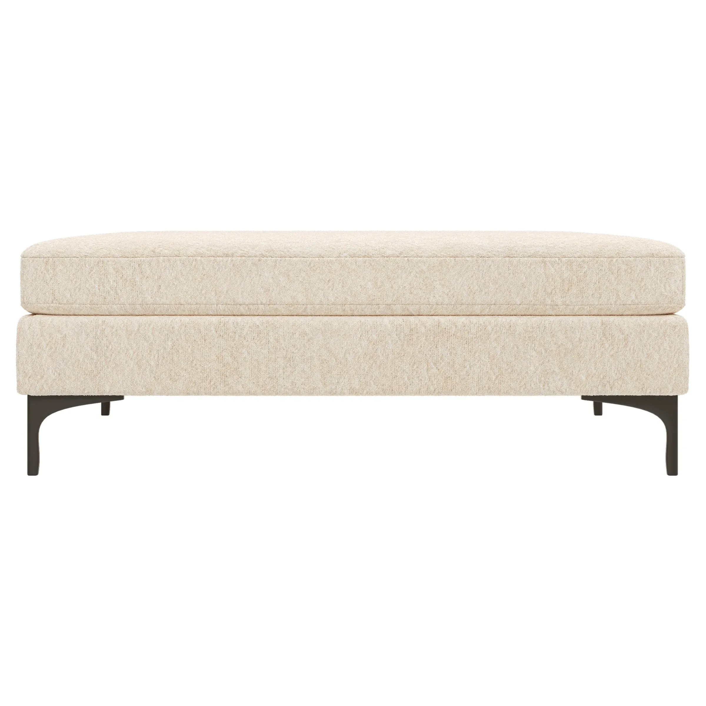Kaydence Square Ottoman - Angora Cream image