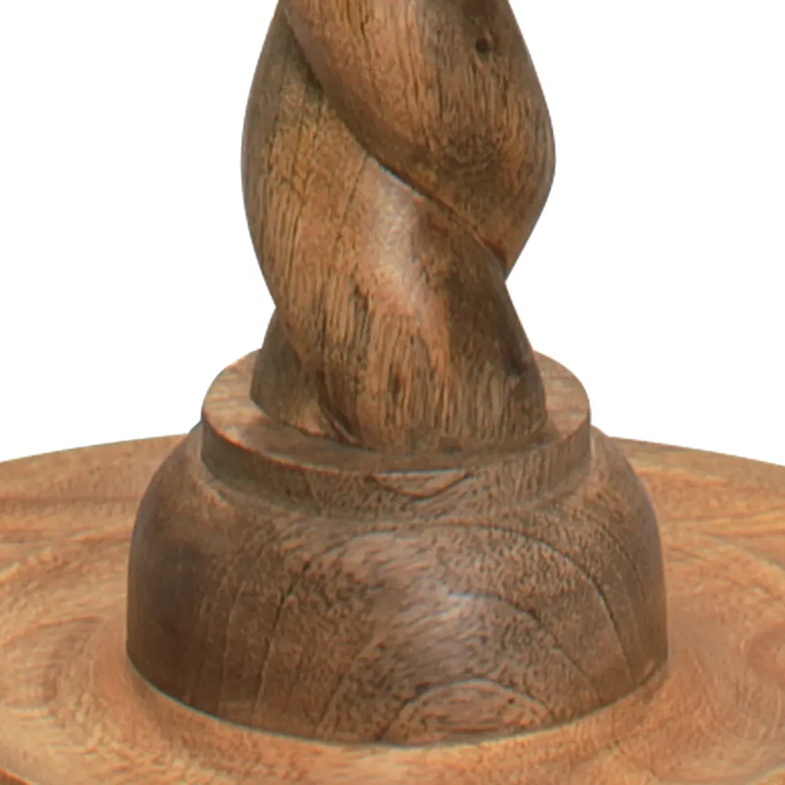 Kaylee Twist Floor Lamp - Brown, Mango Wood