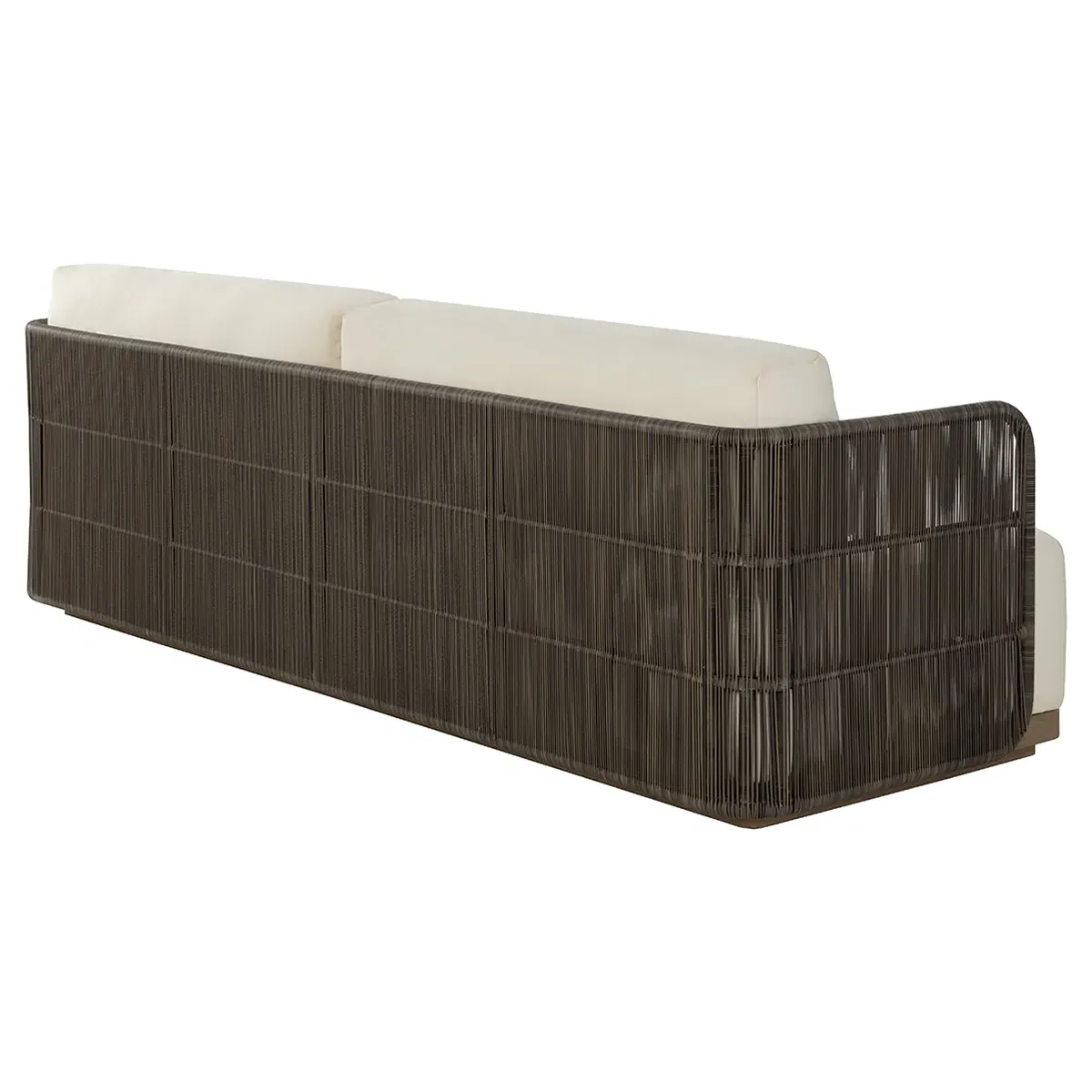 Kayleigh Outdoor Sofa with Cushions - Cream, Teak