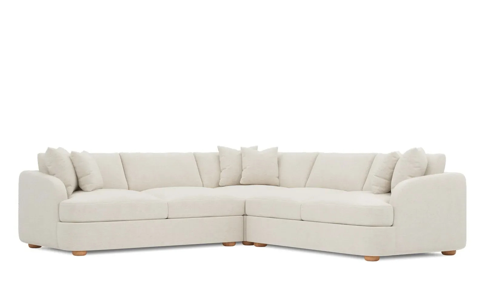 Kaysen Corner Sectional - Heathered Ivory