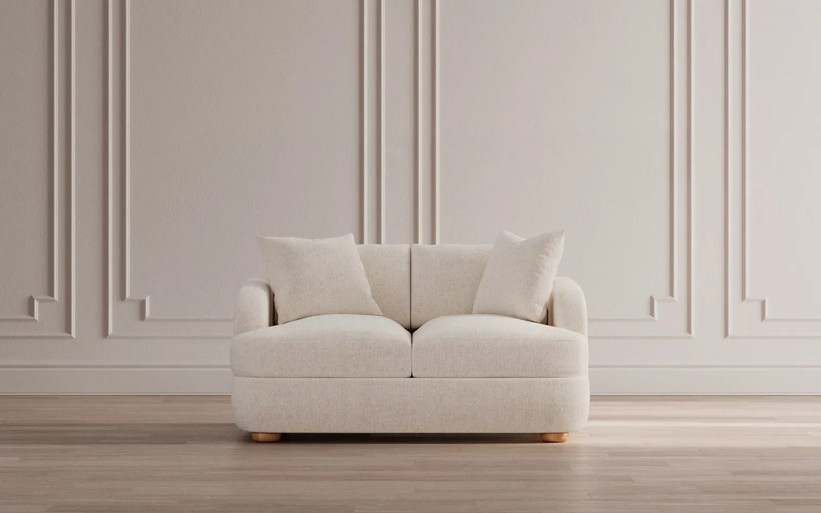 Kaysen Loveseat - Stone Pine, Performance Velvet