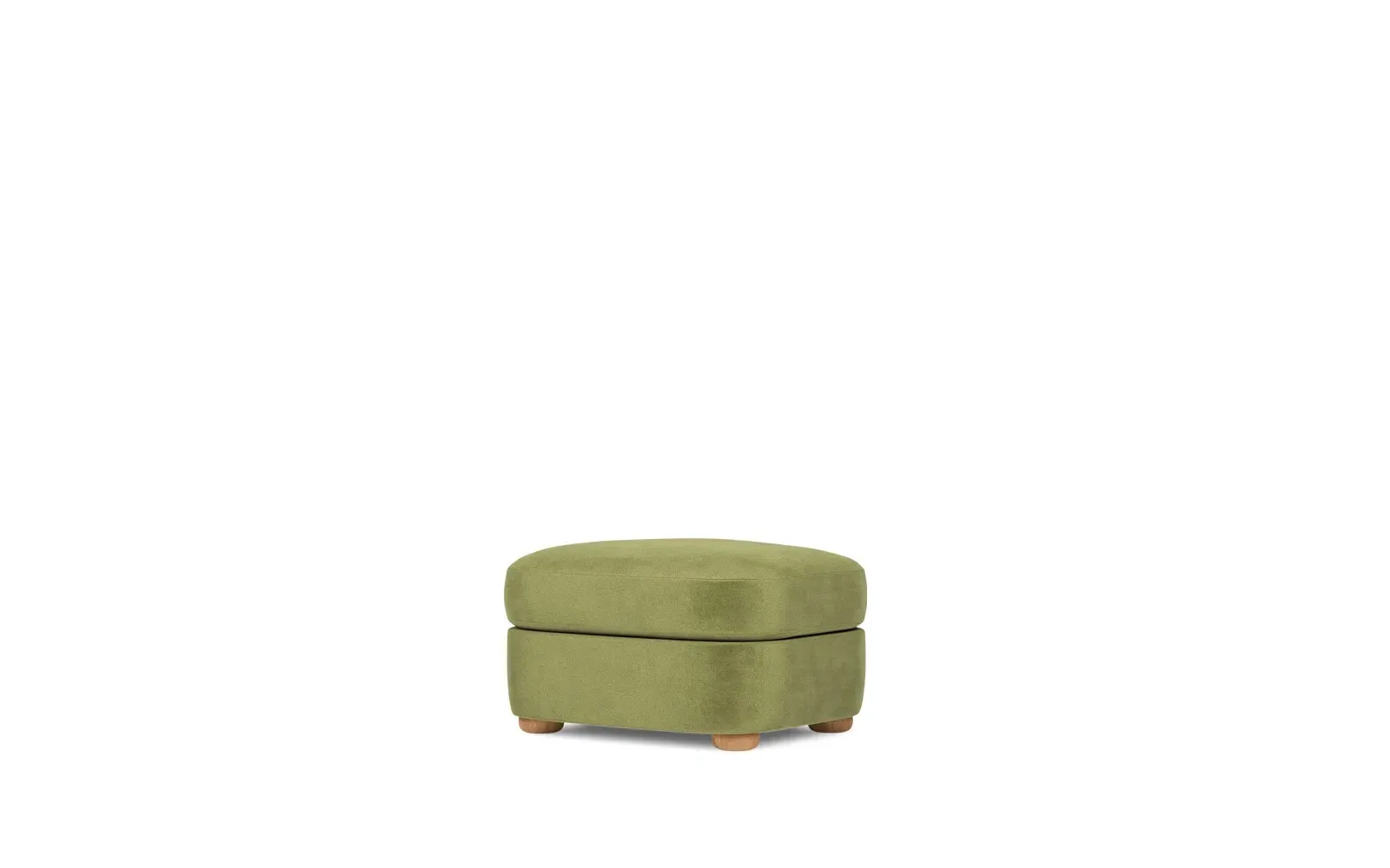 Kaysen Ottoman - Citrus Grove, Performance Velvet