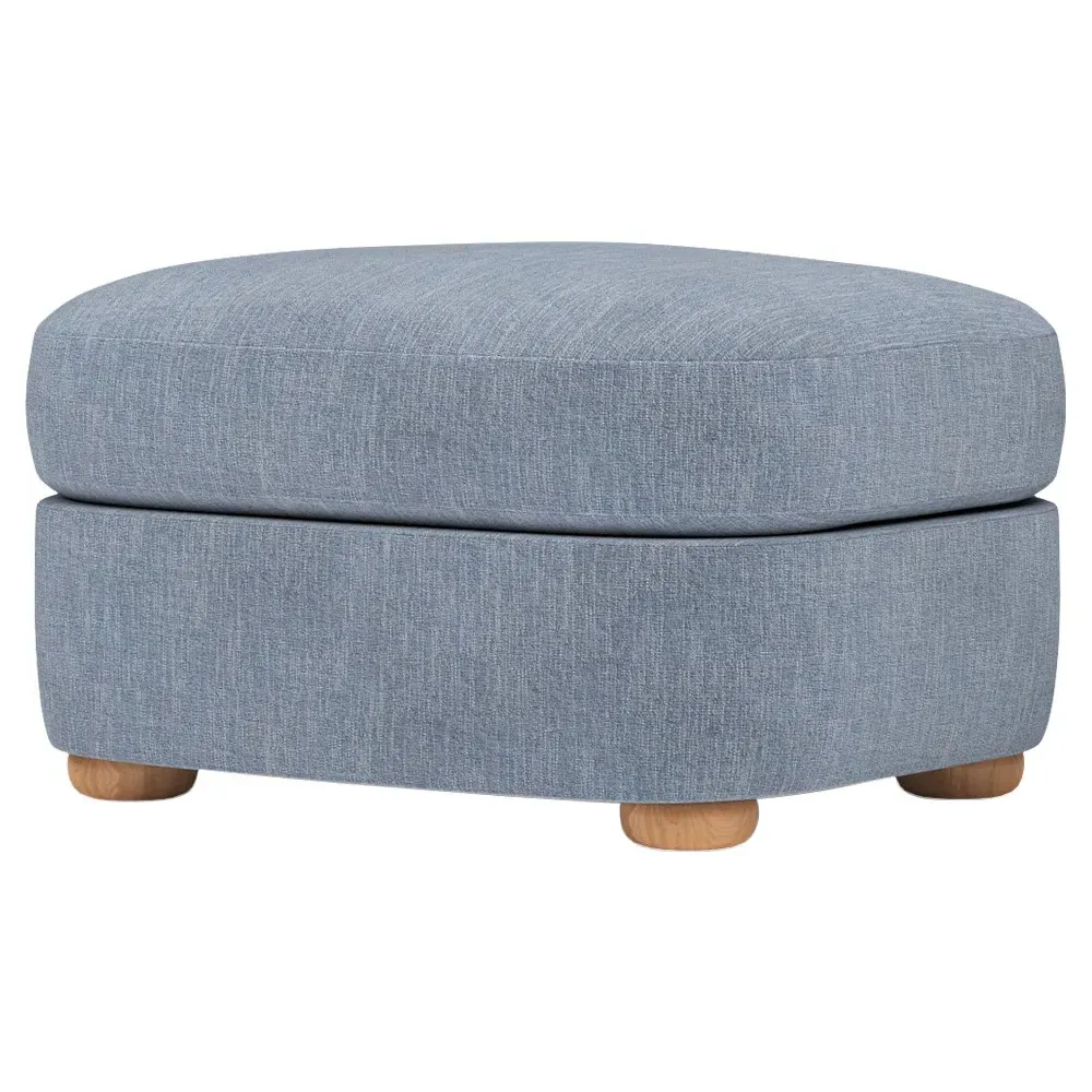 Kaysen Ottoman - Nantucket Blue image