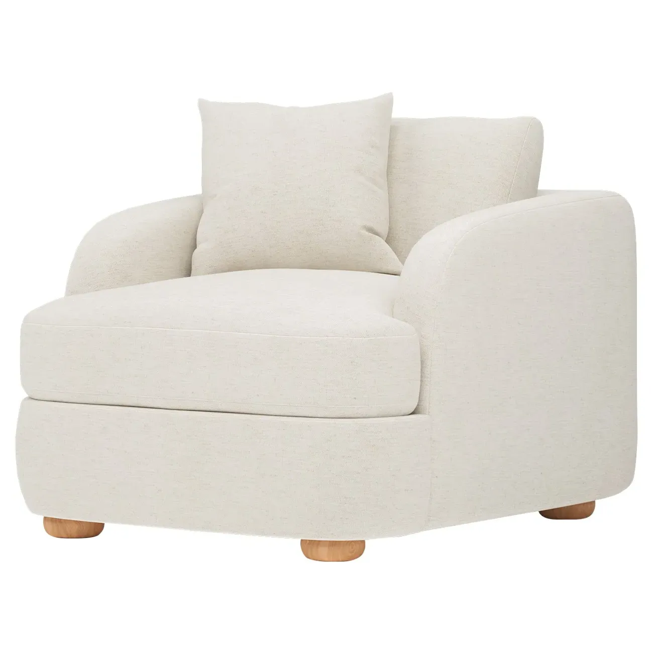 Kaysen Performance Chair - Heathered Ivory
