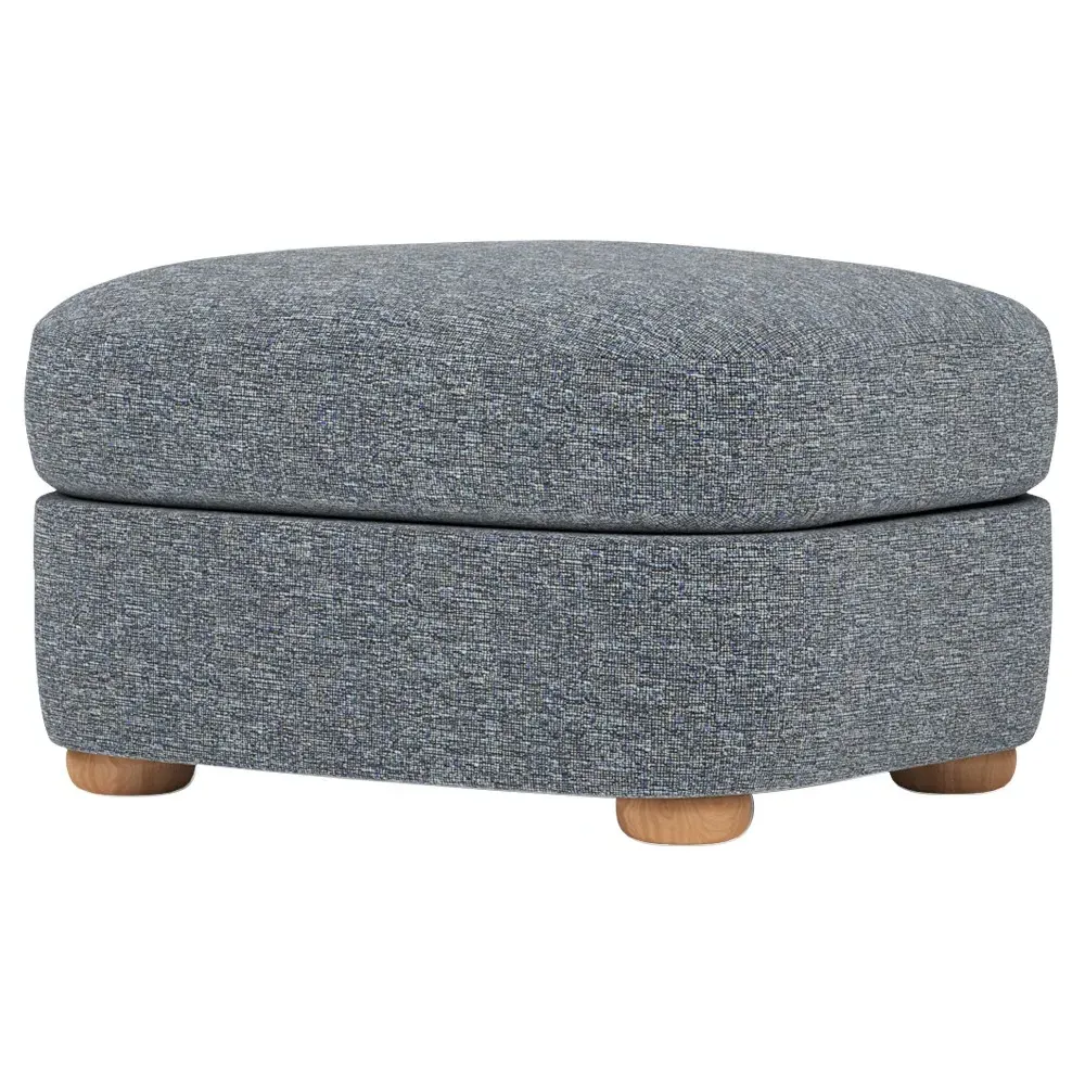 Kaysen Performance Ottoman - Fisherman Blue image