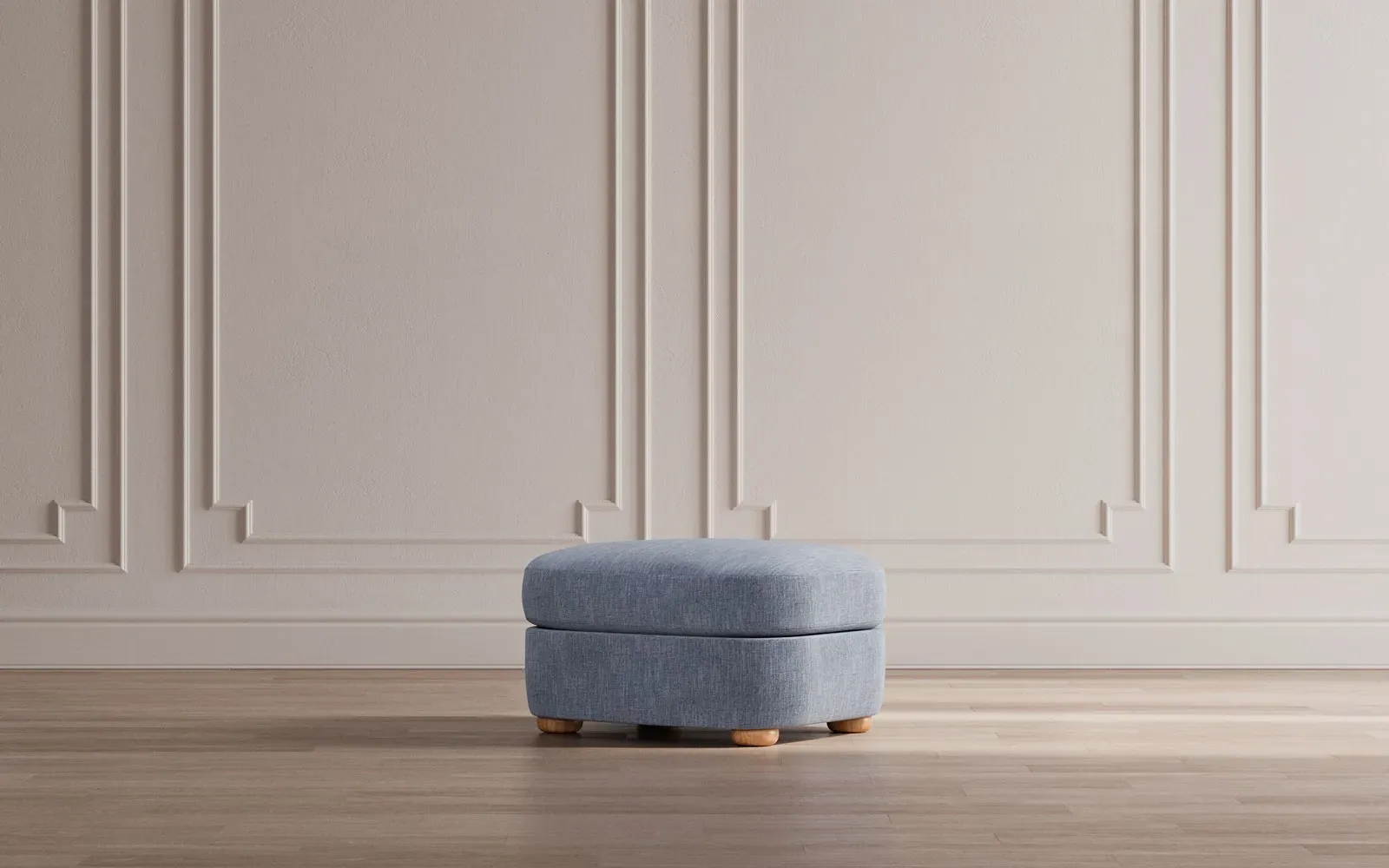 Kaysen Performance Ottoman - Grey Pearl
