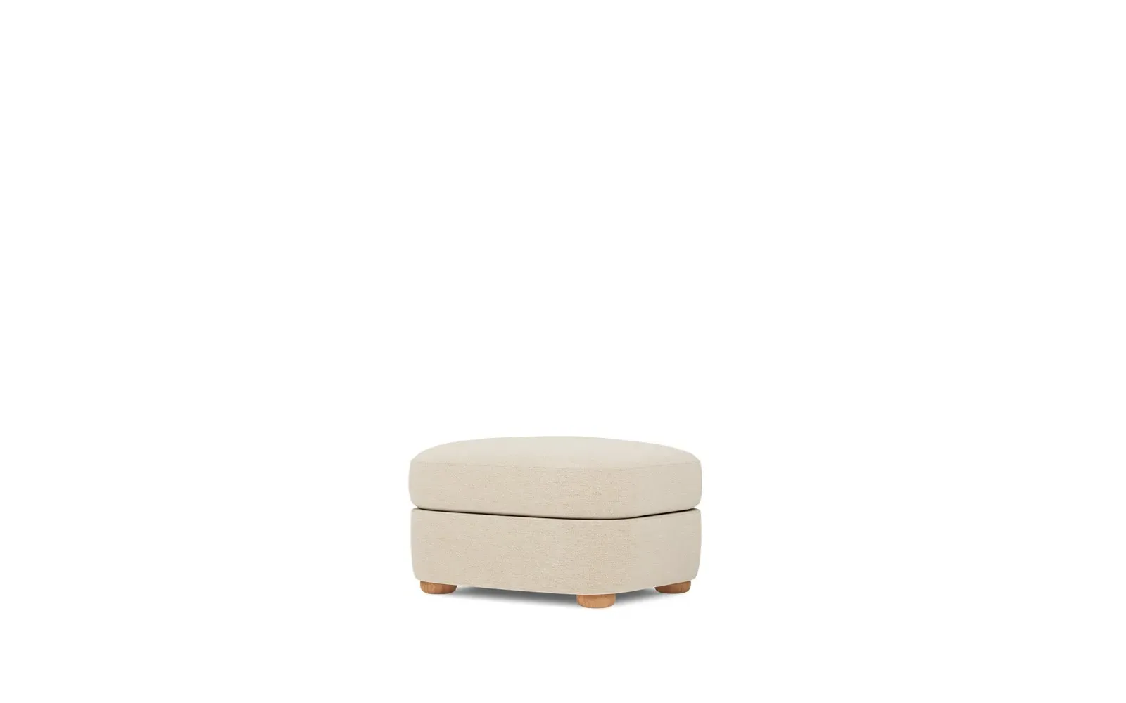 Kaysen Performance Ottoman - Parchment