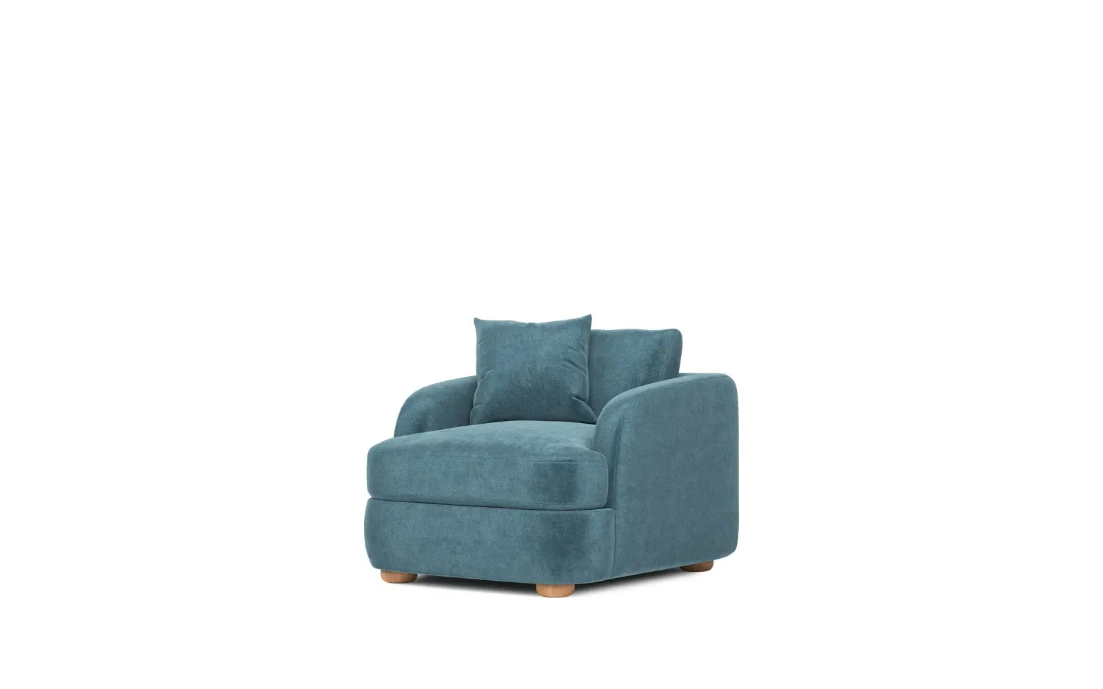 Kaysen Performance Velvet Chair - Lakeside