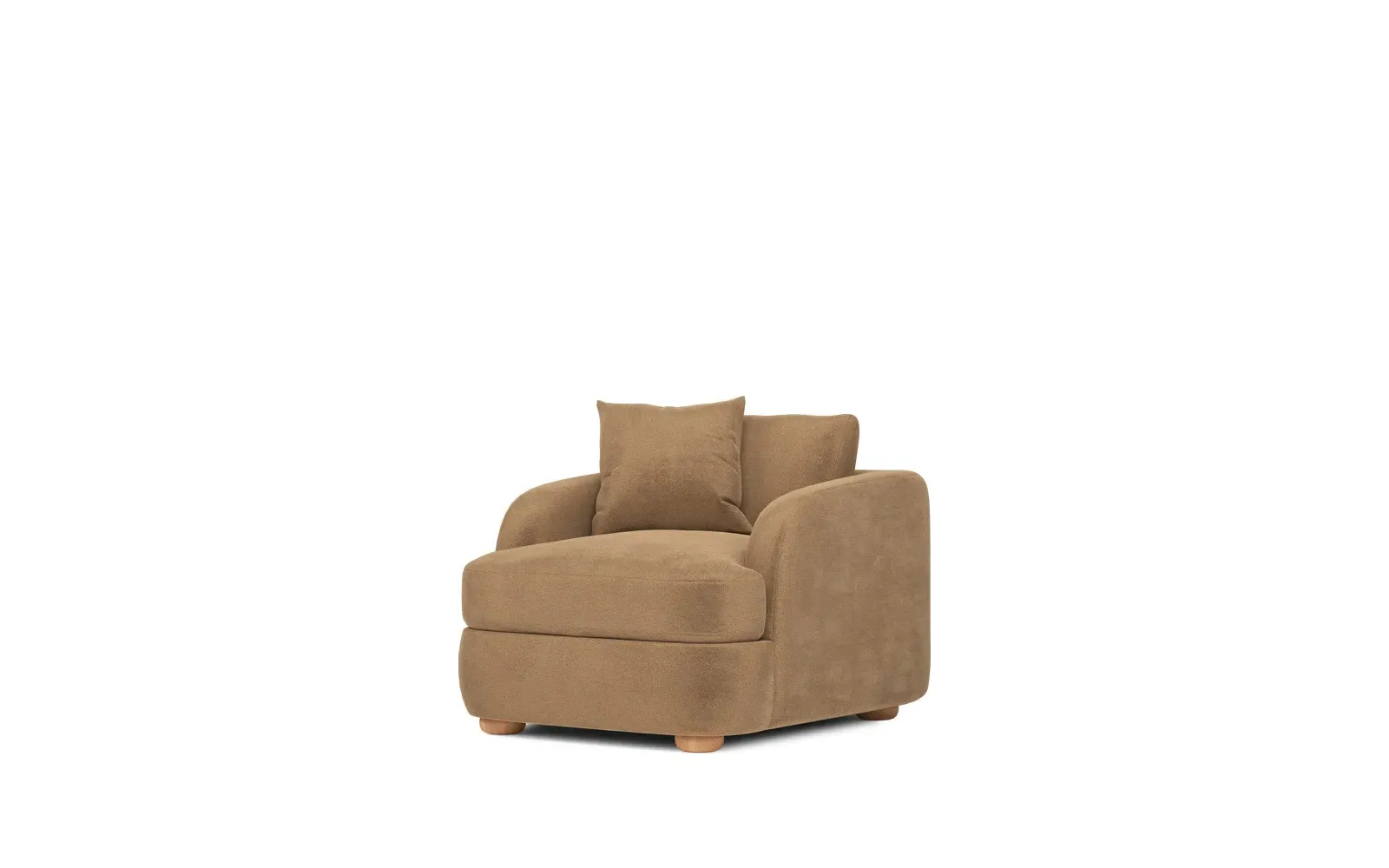 Kaysen Performance Velvet Chair - Mocha Mist