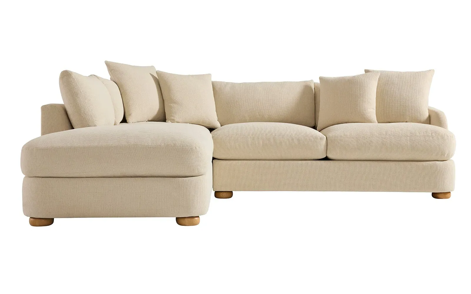 Kaysen Right Bumper Sectional - Fisherman Blue