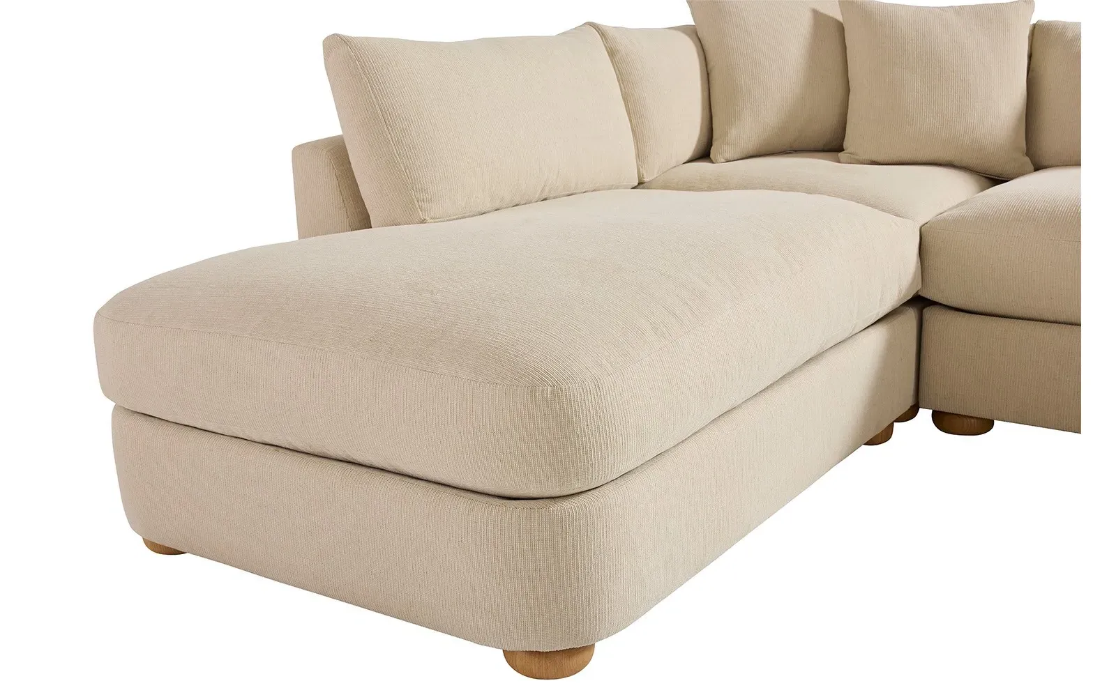 Kaysen Right Bumper Sectional - Fisherman Blue