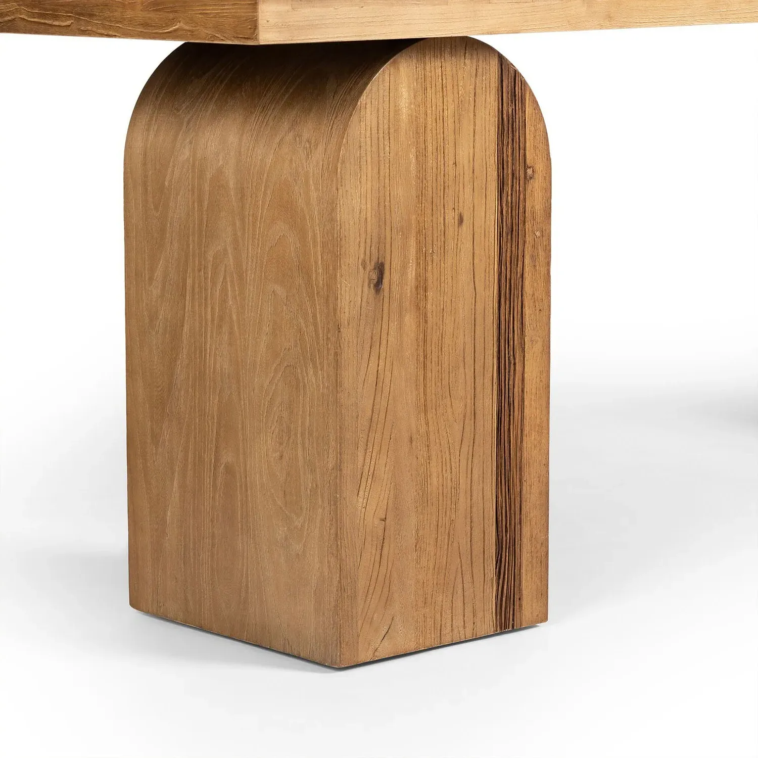 Keane Console Table - Brown, Reclaimed Elm Wood