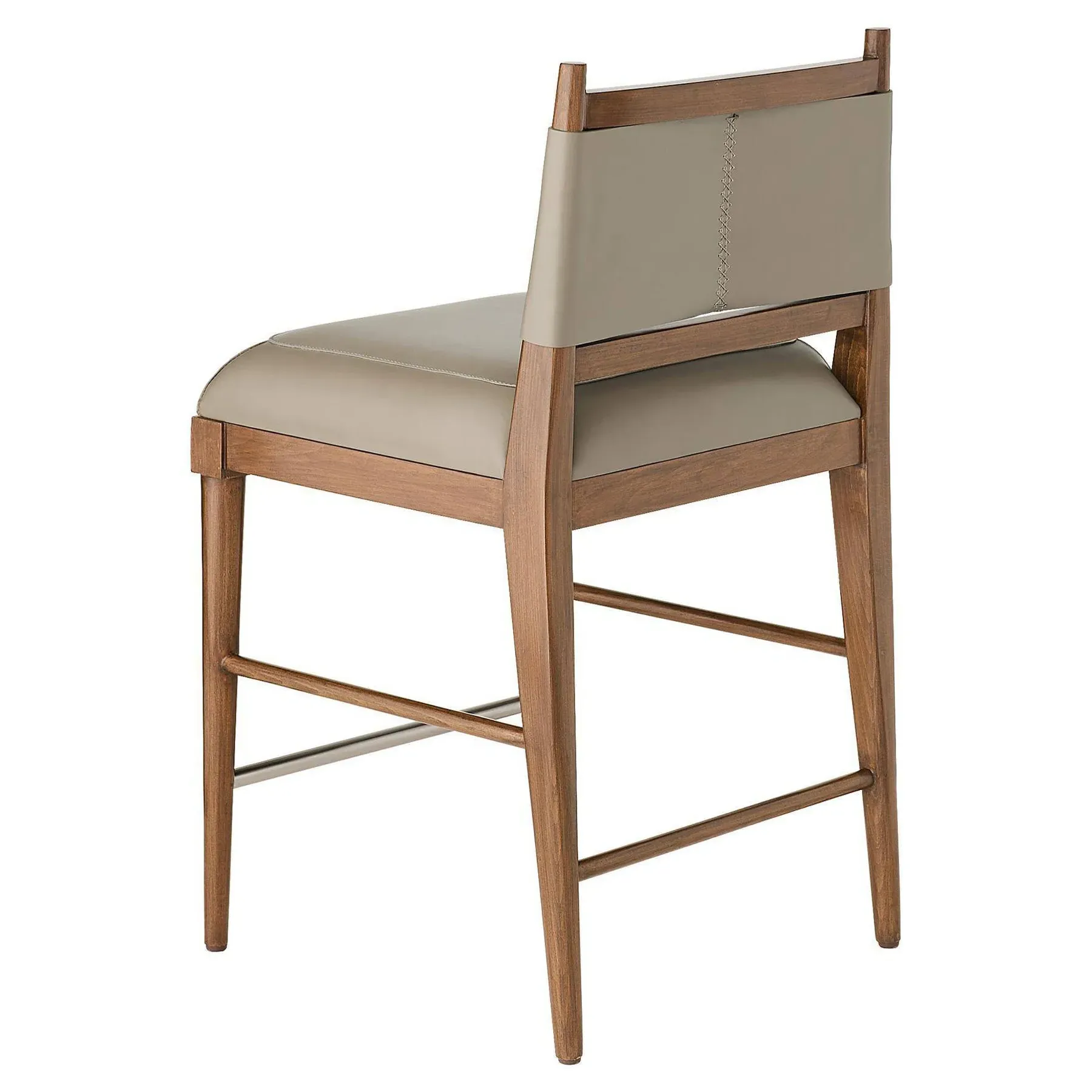 Keegan Counter Stool - Brown, Walnut