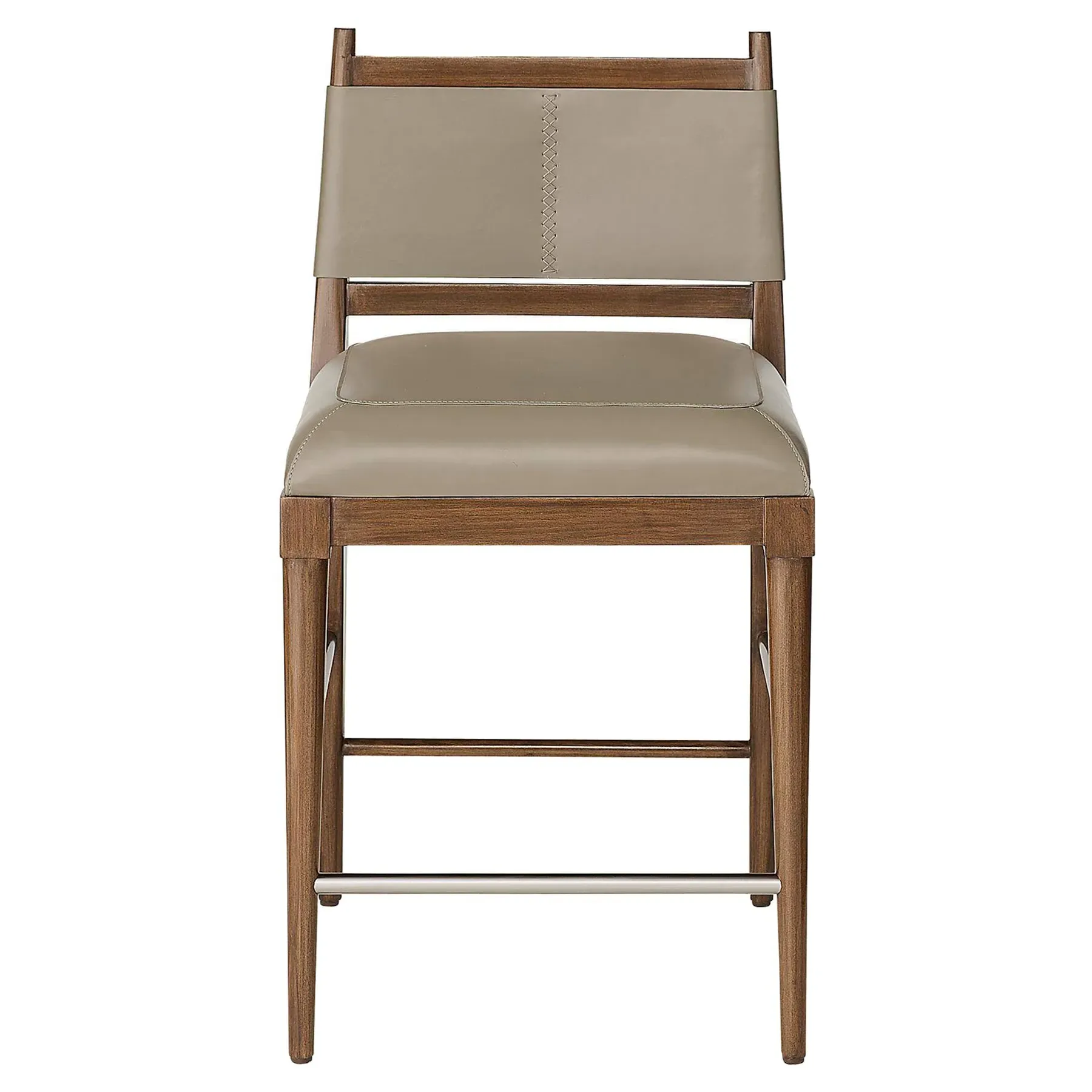 Keegan Counter Stool - Brown, Walnut