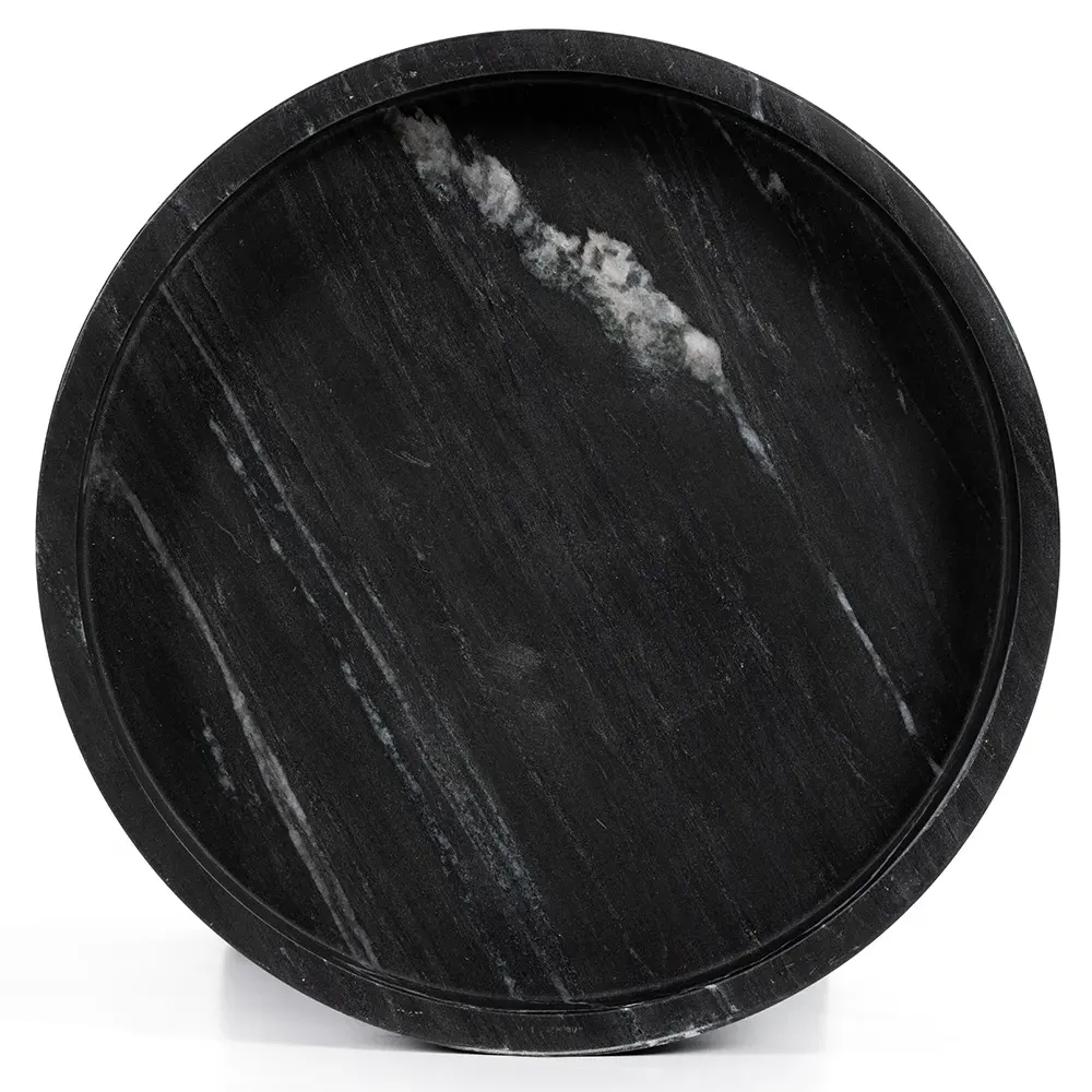 Keith Decorative Bowls Set of 2 - Black, Marble