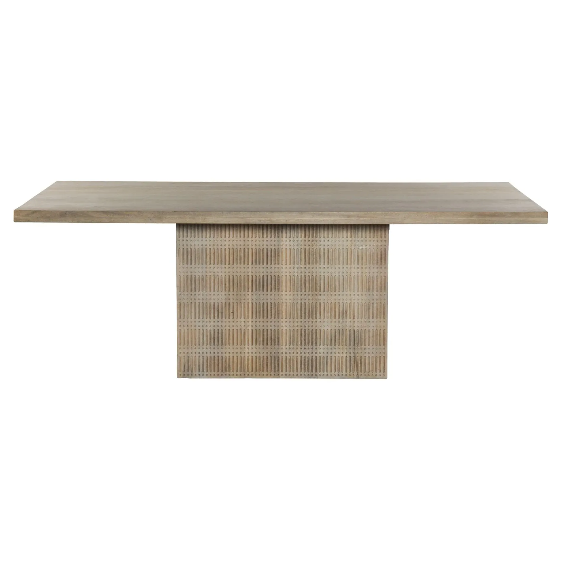 Kelby Rectangular Dining Table - Light Wash, Mango Wood image