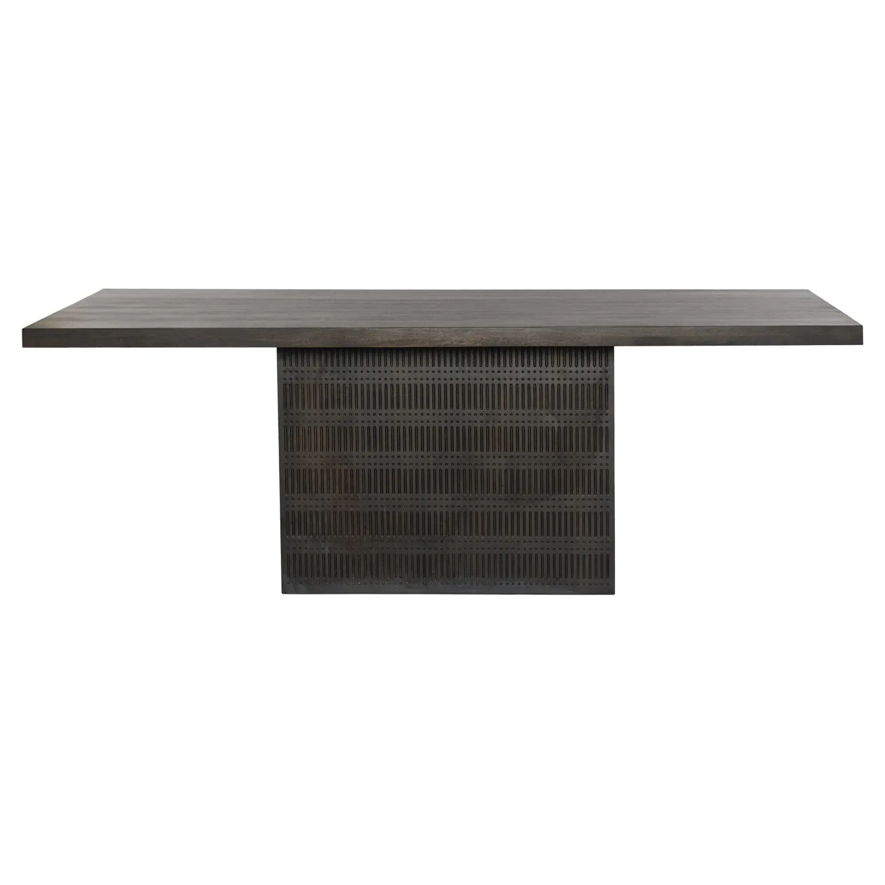 Kelby Rectangular Dining Table - Vintage Brown, Mango Wood