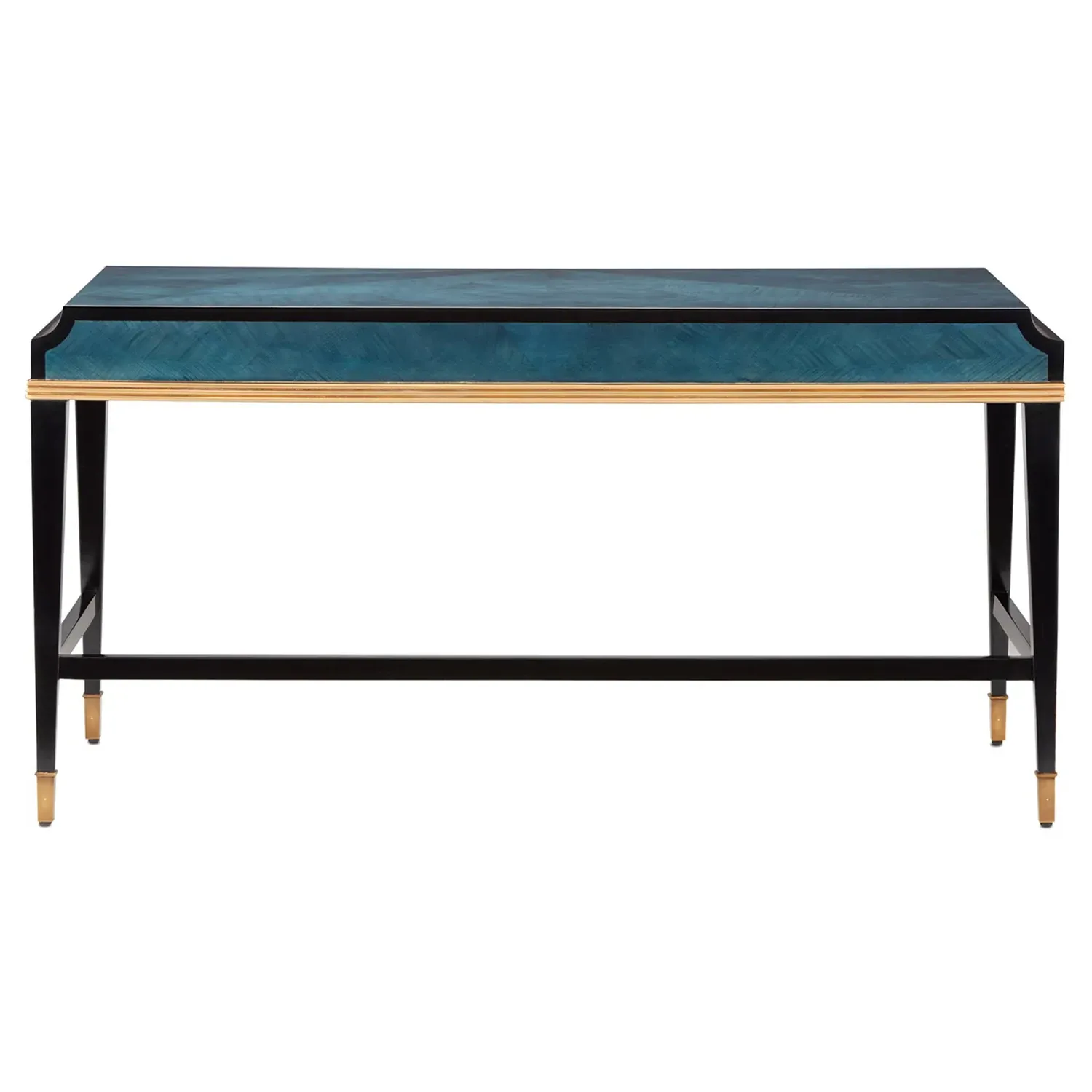 Kelly Desk - Blue, Sycamore Wood