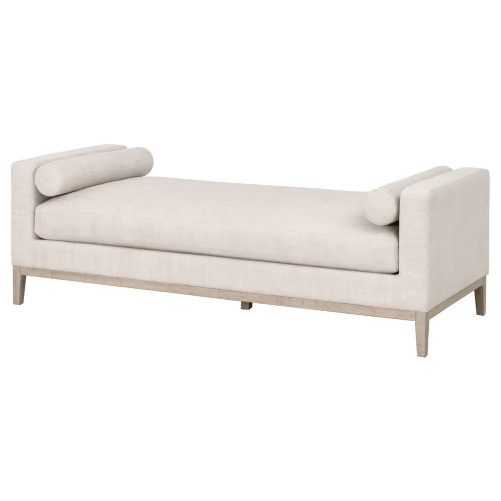 Kelly Upholstered Daybed - Grey, Oak