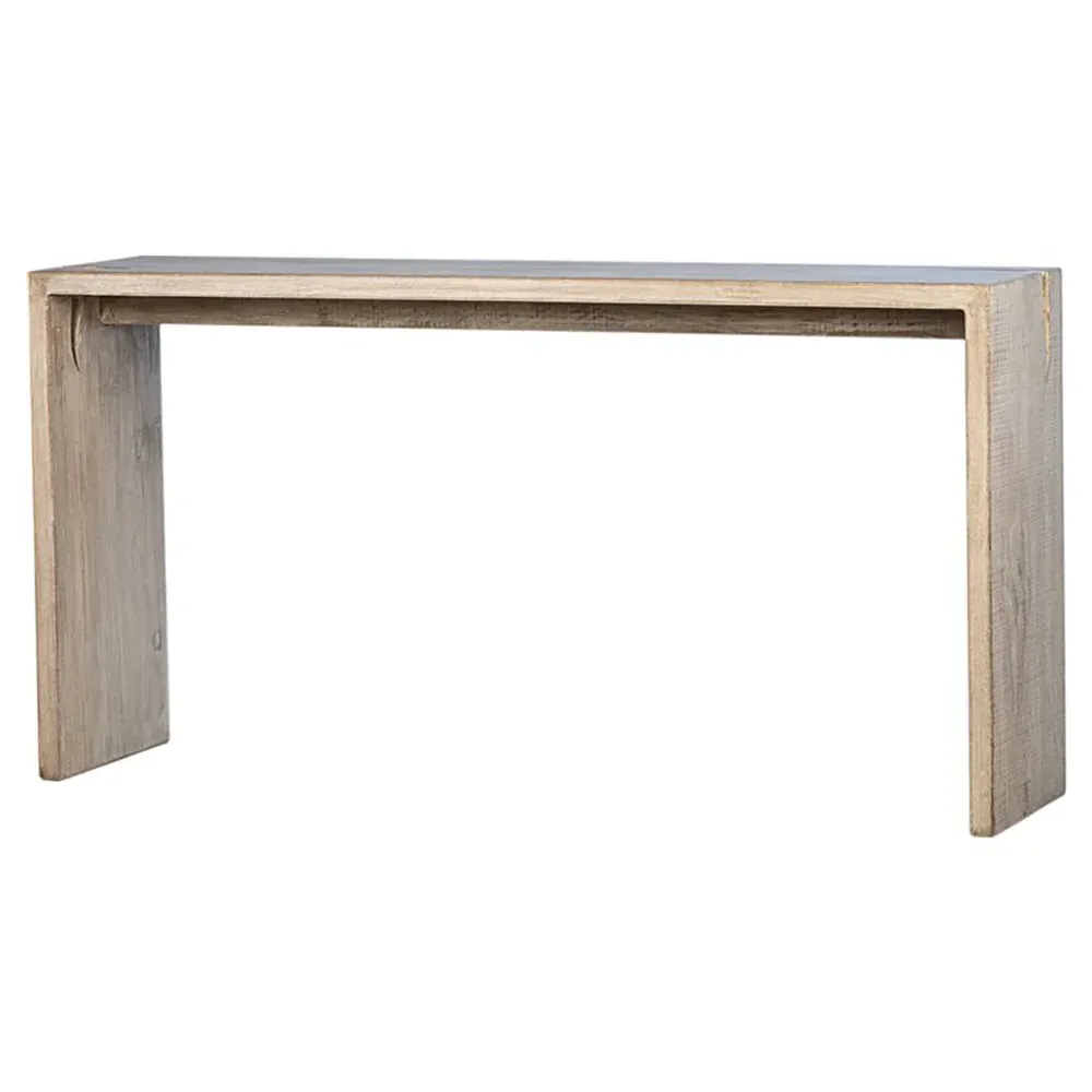 Kelvin Rectangular Console Table - Brown, Reclaimed Pine image