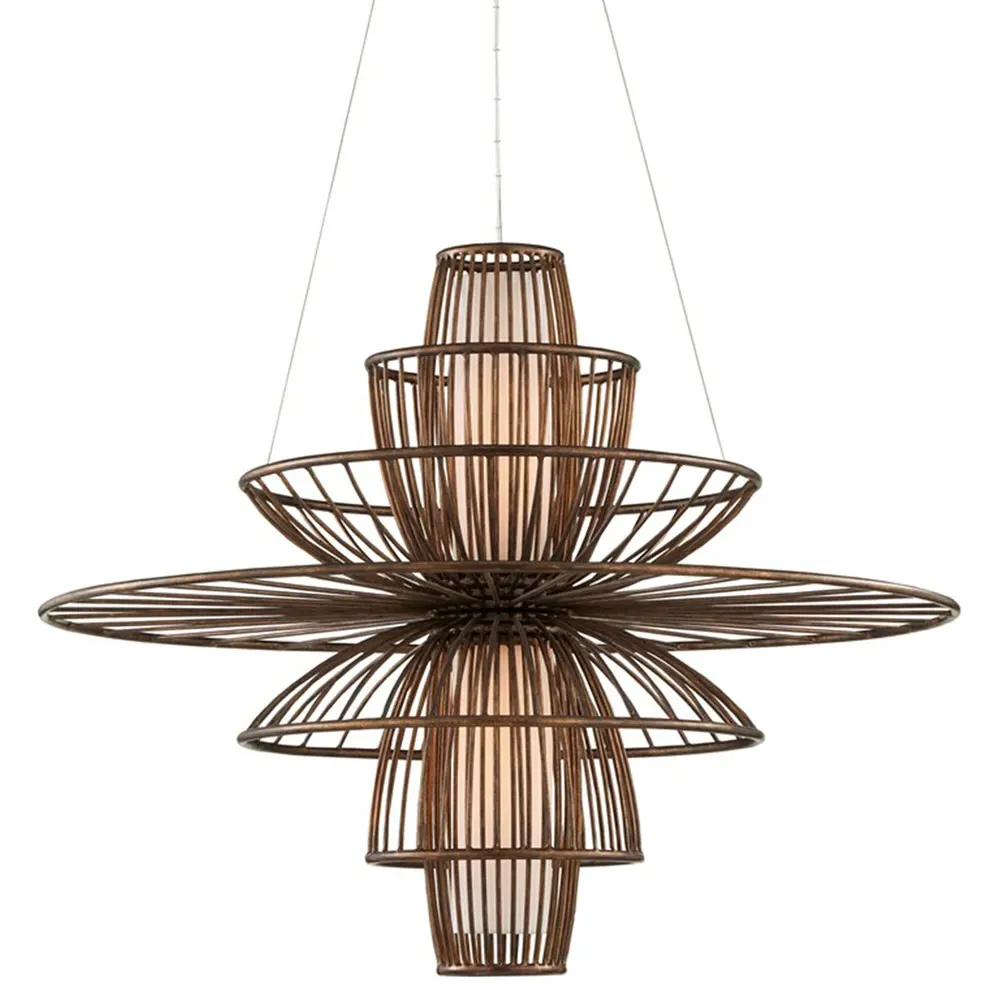 Kenji Mid Century Chandelier - Copper, Iron